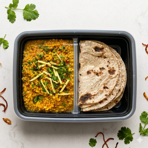 Plant-Protein Lentil Daal with Wholemeal Roti